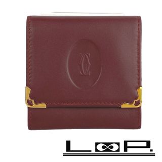 エルメス(Hermes)の■新同■　カルティエ コインケース 財布 小銭入れ レザー ボルドー レッド 箱 【138669】(コインケース)