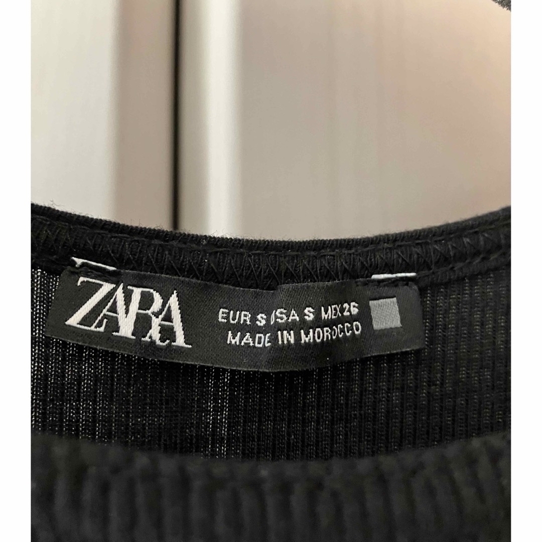 ZARA(ザラ)のZARA ザラ ワンピース S ブラック レディースのワンピース(ロングワンピース/マキシワンピース)の商品写真