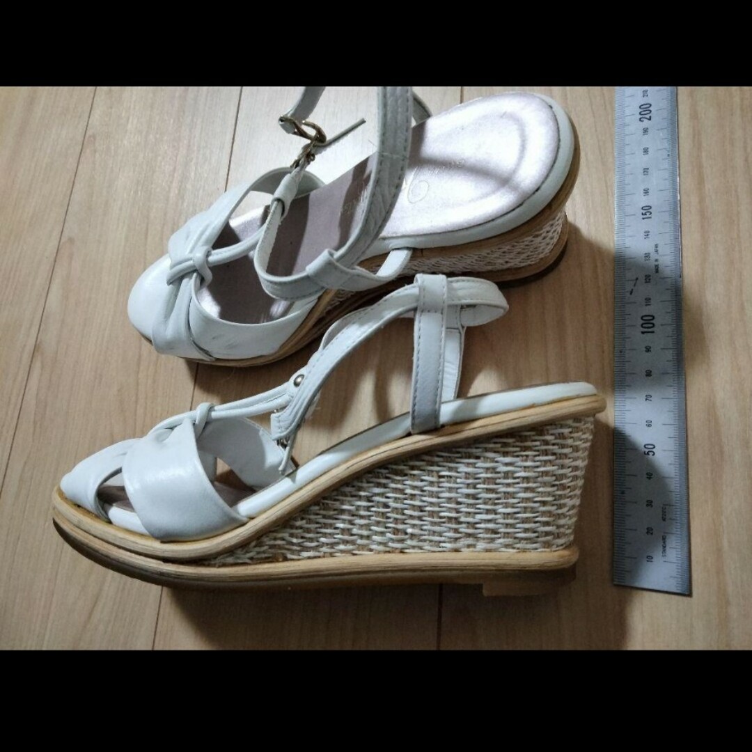 24.5cmギンザカネマツGINZA　Kanematsu厚底サンダル レディースの靴/シューズ(サンダル)の商品写真