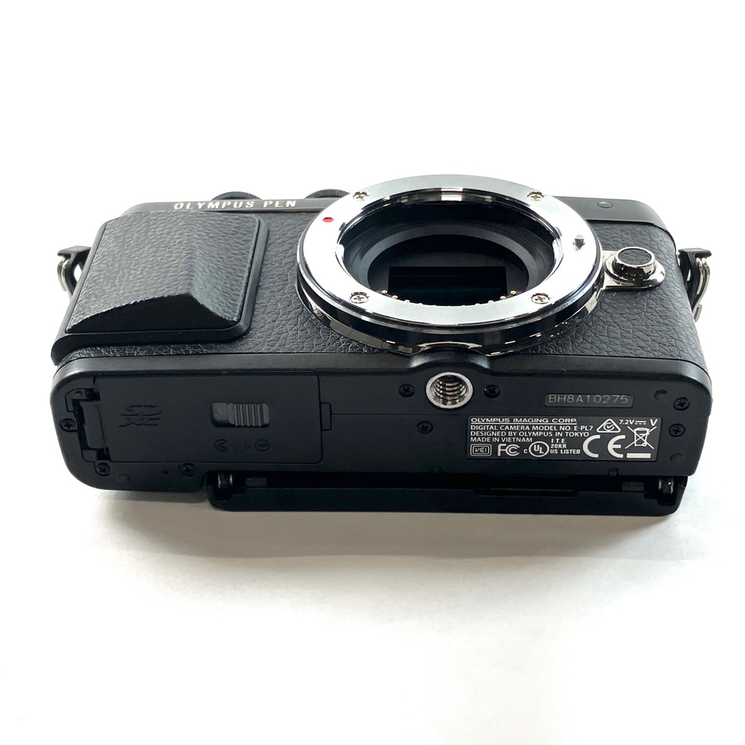オリンパス PEN Lite E-PL7 ボディ ブラック 中古 スマホ/家電/カメラのカメラ(ミラーレス一眼)の商品写真