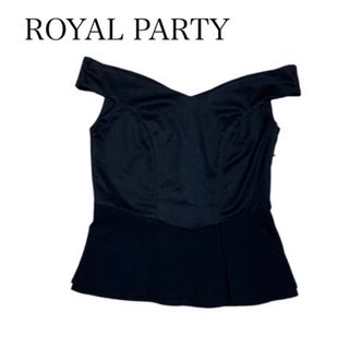 ROYAL PARTY - ROYAL PARTY ペプラムトップス