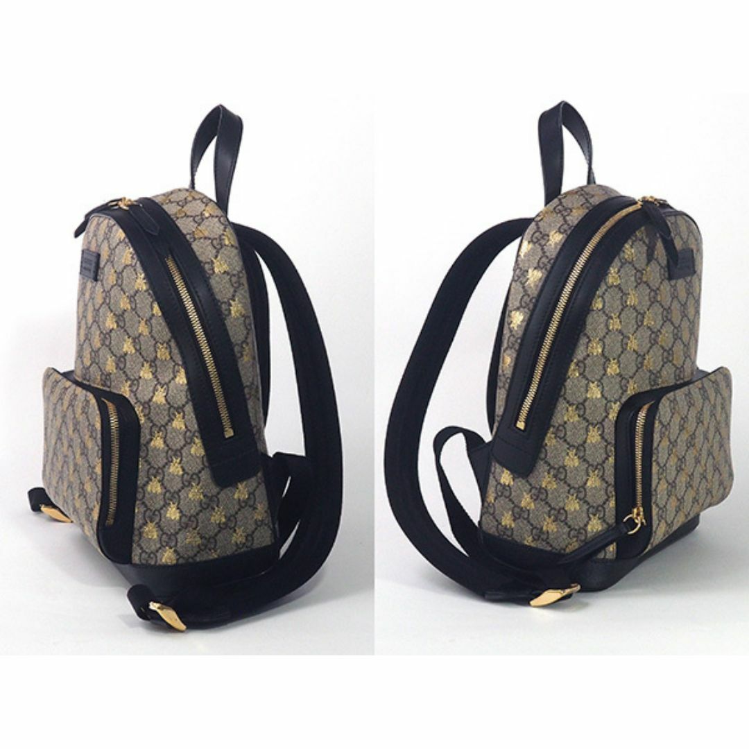 Gucci(グッチ)の◆ミウラ◆グッチ GUCCI GGスプリーム ビー スモール バックパック リュック 427042★【中古】 レディースのバッグ(リュック/バックパック)の商品写真