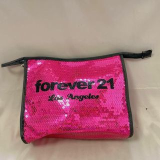 フォーエバートゥエンティーワン(FOREVER 21)のForever 21 キラキラ ピンク スパンコール ポーチ(ポーチ)