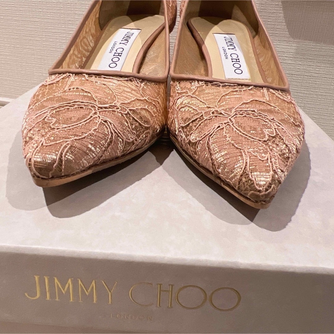 JIMMY CHOO(ジミーチュウ)の【JIMMY CHOO ジミーチュウ】レースパンプス　36 レディースの靴/シューズ(ハイヒール/パンプス)の商品写真