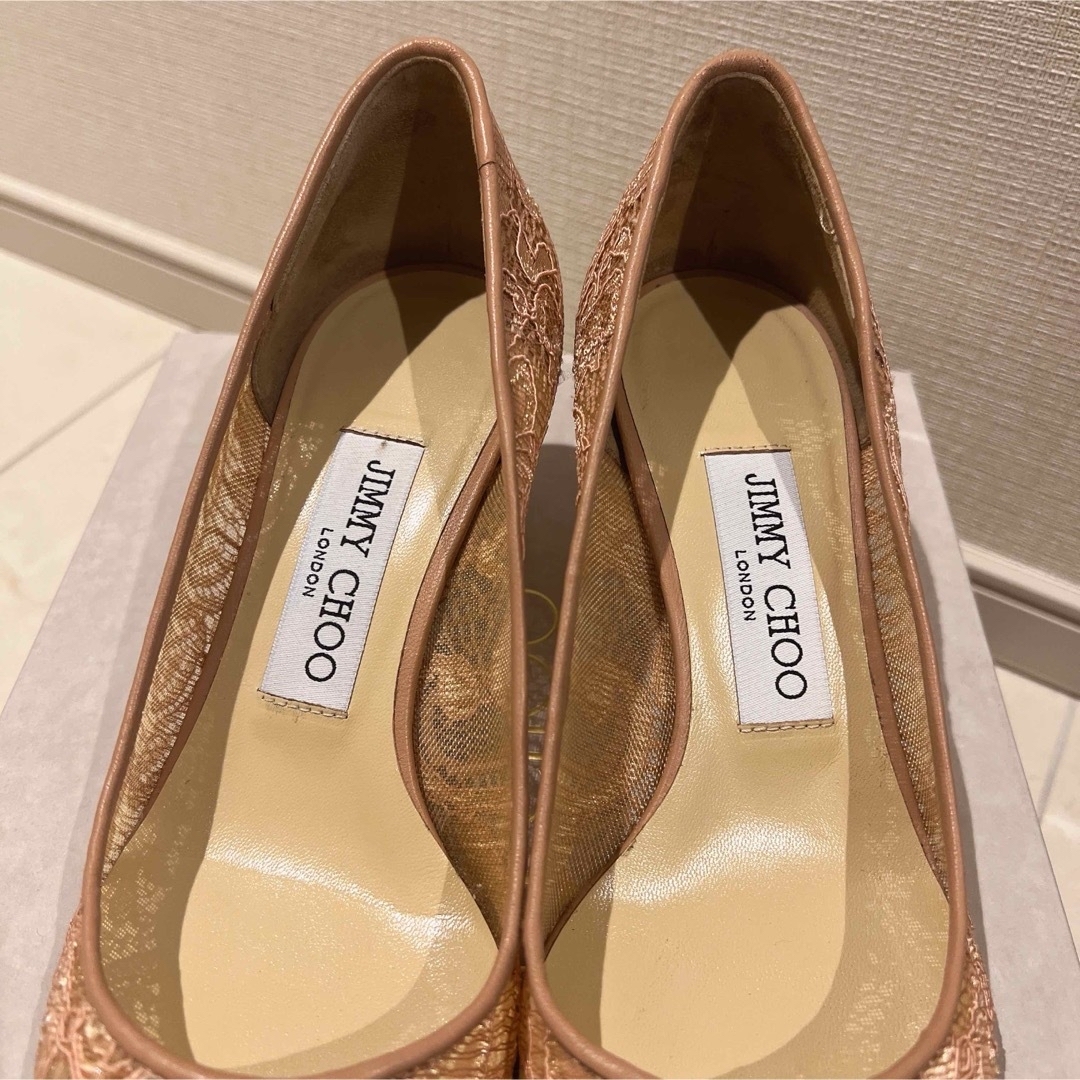 JIMMY CHOO(ジミーチュウ)の【JIMMY CHOO ジミーチュウ】レースパンプス　36 レディースの靴/シューズ(ハイヒール/パンプス)の商品写真