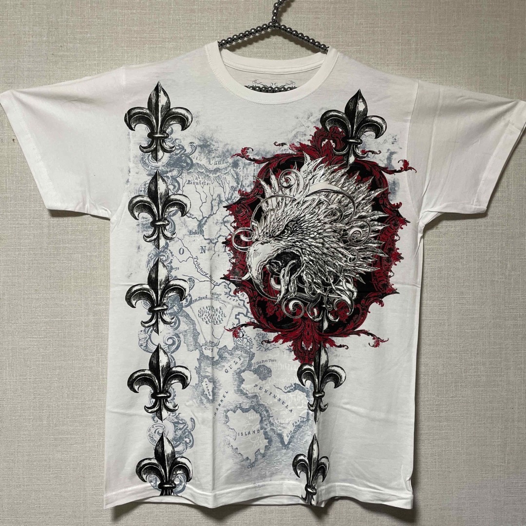 Ed Hardy(エドハーディー)のKonflic White Eagle Of Death USA製Tシャツ新品 メンズのトップス(Tシャツ/カットソー(半袖/袖なし))の商品写真