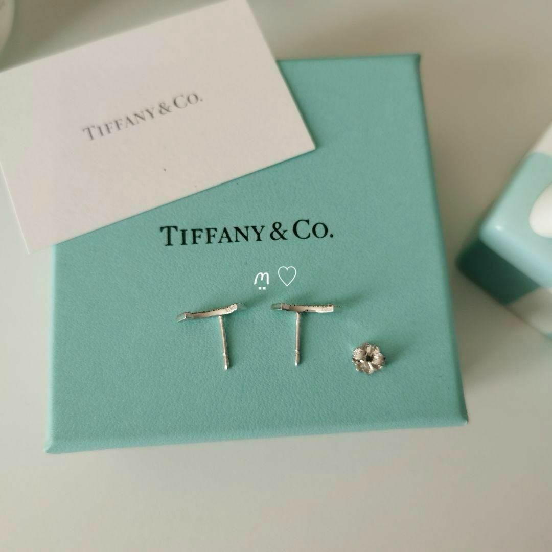 Tiffany & Co.(ティファニー)のティファニー　Tスマイルダイヤモンドピアス　Ꮶ18ホワイトゴールド　現行販売品 レディースのアクセサリー(ピアス)の商品写真