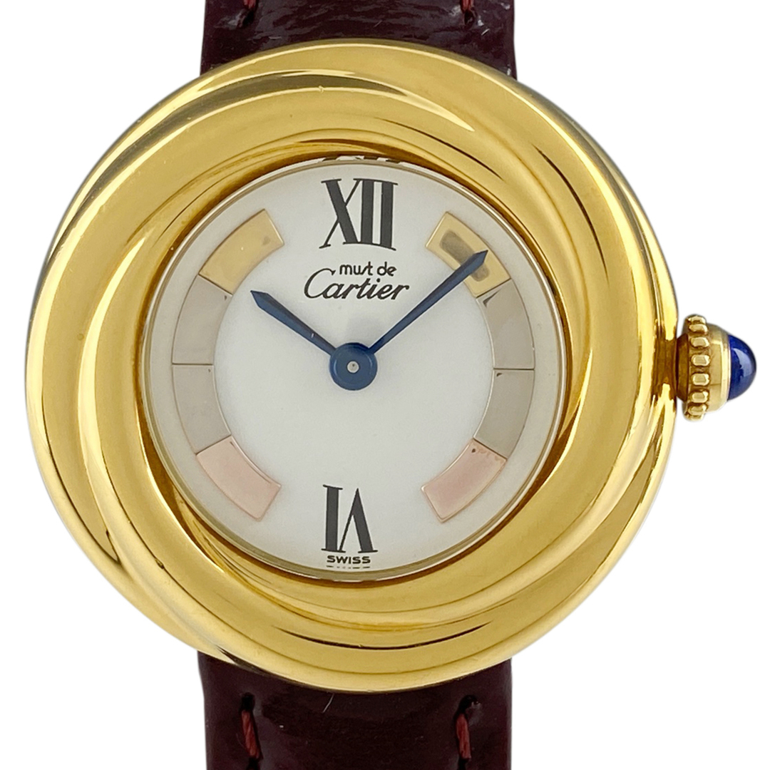 Cartier(カルティエ)のカルティエ マスト トリニティ ヴェルメイユ W1010744 クォーツ レディース 【中古】 レディースのファッション小物(腕時計)の商品写真