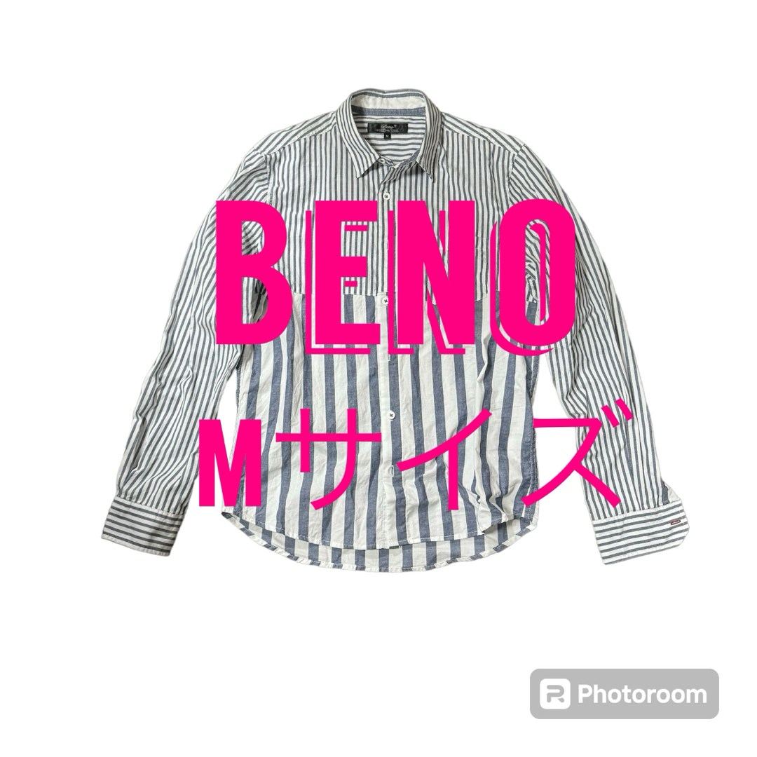 BENO(ビーノ)のBeno メンズシャツ Mサイズ メンズのトップス(シャツ)の商品写真