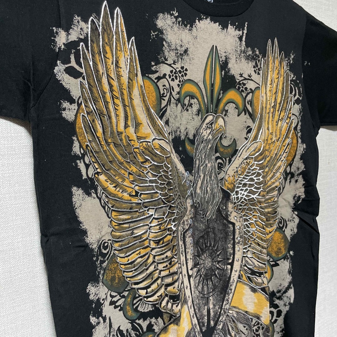 Ed Hardy(エドハーディー)のKonflic Eagle's Pride USA製Tシャツ Small 新品 メンズのトップス(Tシャツ/カットソー(半袖/袖なし))の商品写真