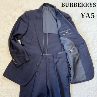 バーバリー(BURBERRY)のBURBERRYS セットアップ スーツ　ウール&モヘア　ネイビー　紺　AB5(セットアップ)