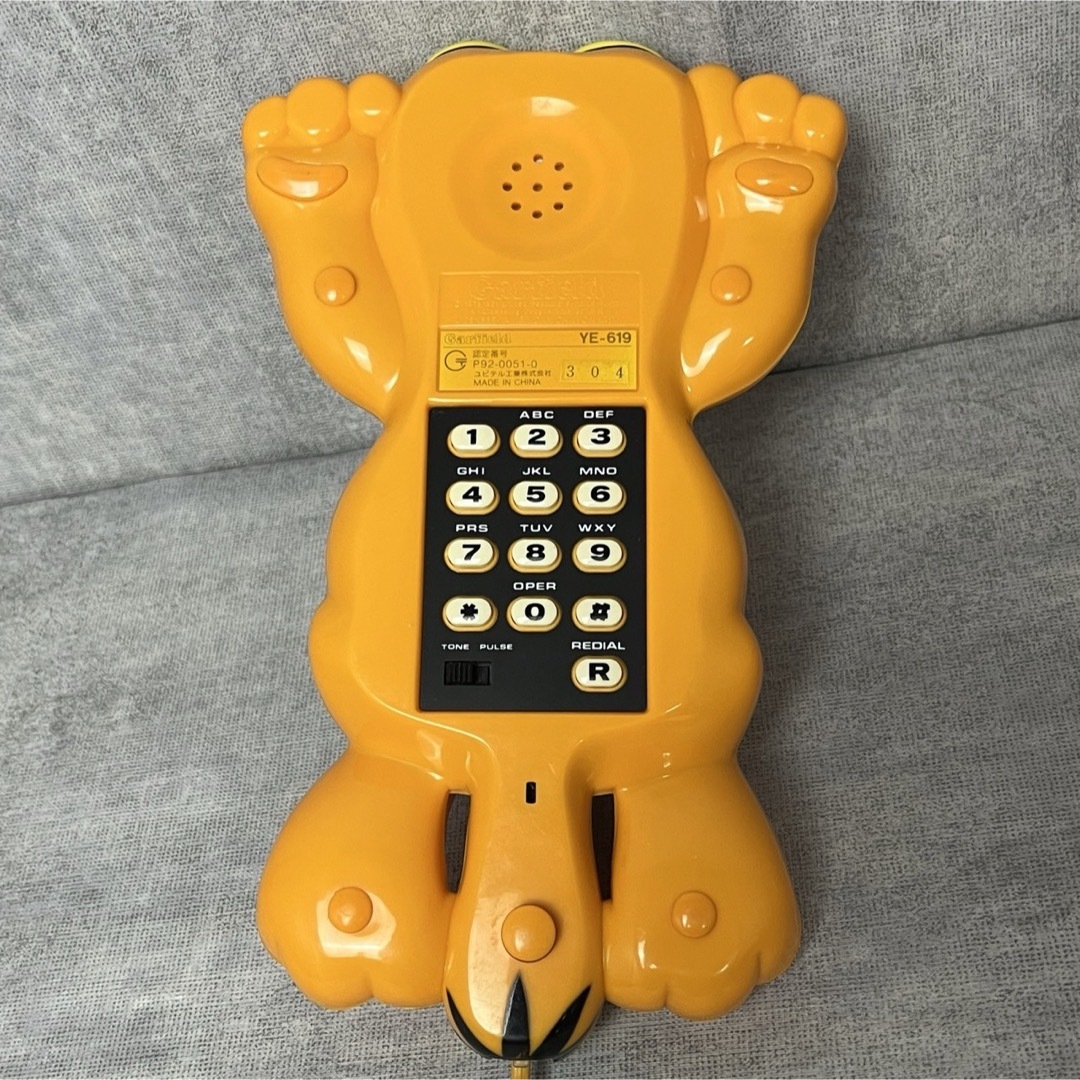 Yupiteru(ユピテル)の【現状品】ユピテル 電話機 YE-619 ガーフィールド Garfield スマホ/家電/カメラの生活家電(その他)の商品写真