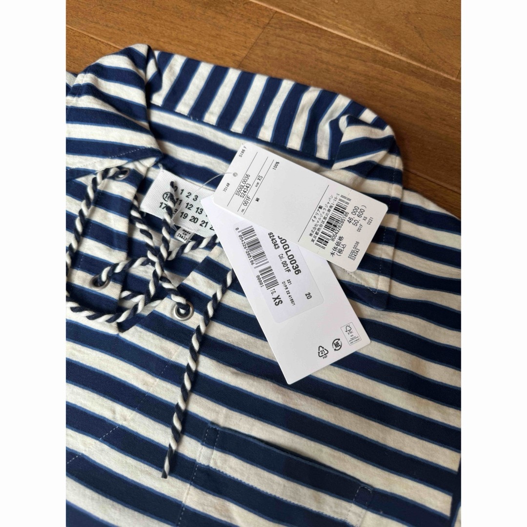 Maison Margiela マルジェラ レースアップポロシャツ XSの通販 Maison Margiela マルジェラ レースアップポロシャツ XSの通販