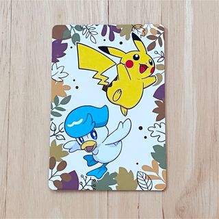 ポケモン(ポケモン)のポケモン プロント コラボ カード ピカチュウ クワッス(カード)