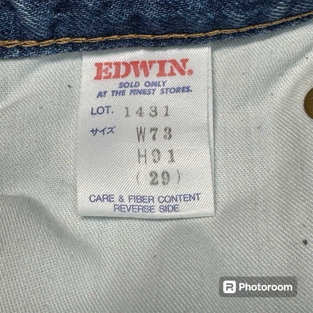 EDWIN(エドウィン)の'90年代 EDWIN デニムパンツストレート メンズのパンツ(デニム/ジーンズ)の商品写真