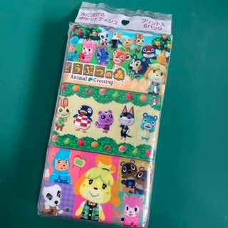 どうぶつの森 ポケットティシュ6P(日用品/生活雑貨)