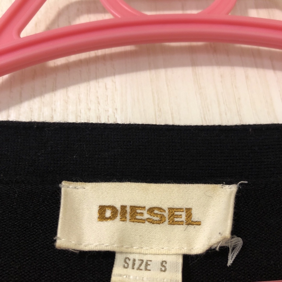 DIESEL(ディーゼル)のdiesel カーディガン メンズ レディース S ディーゼル ブラック長袖  メンズのトップス(カーディガン)の商品写真