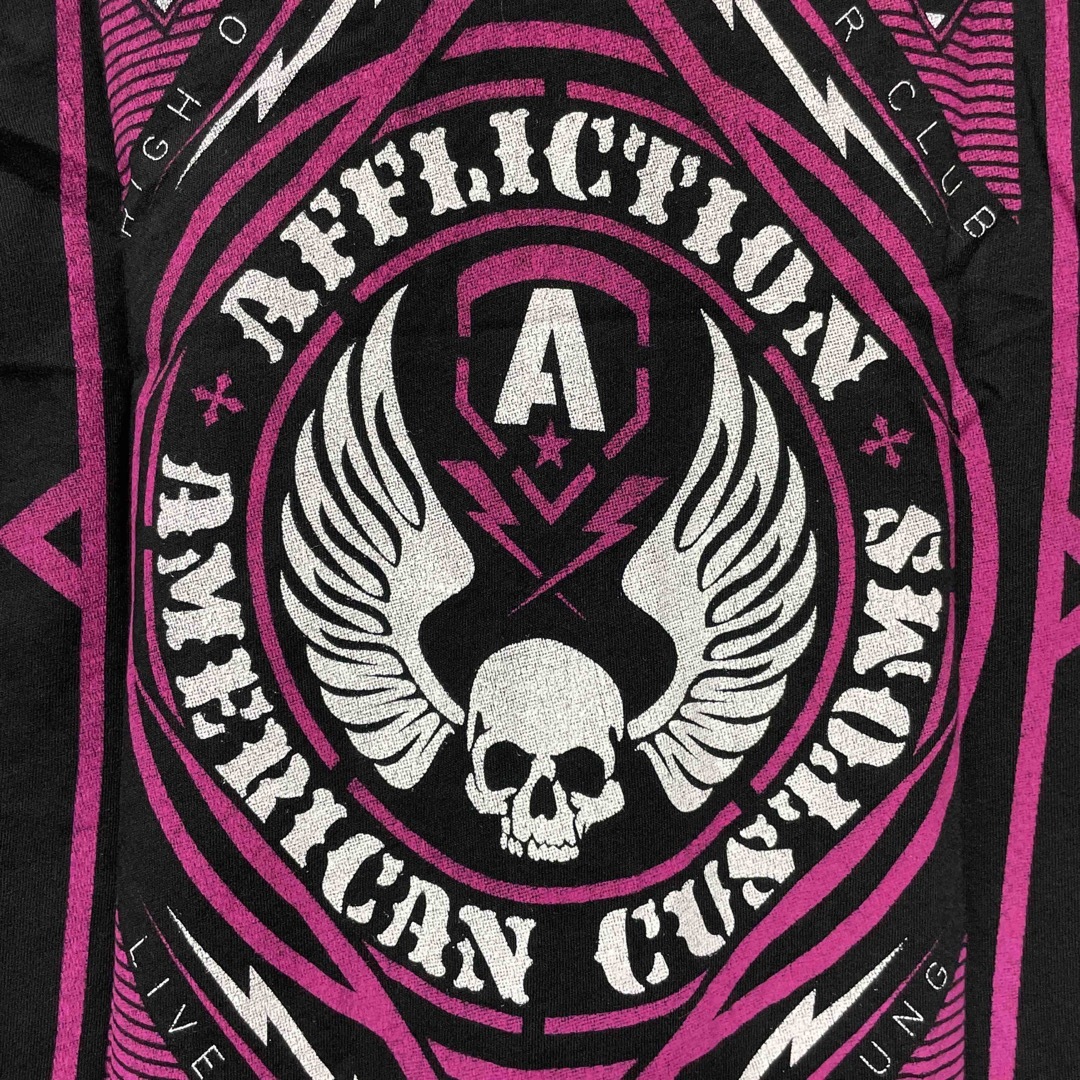 Ed Hardy(エドハーディー)のAFFLICTION AMERICAN CUSTOMS アフリクション S新品 レディースのトップス(Tシャツ(半袖/袖なし))の商品写真