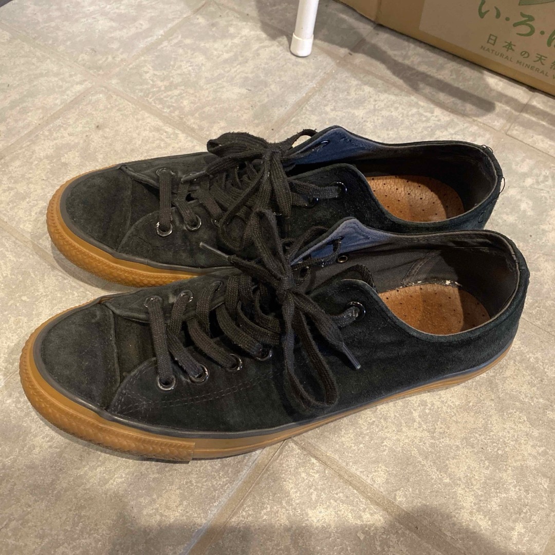 CONVERSE(コンバース)のコンバース スエード 黒 26.5cm メンズの靴/シューズ(スニーカー)の商品写真