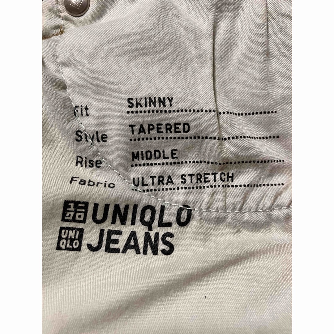 UNIQLO(ユニクロ)のユニクロ　UNIQLO ジーンズ　スキニー テパード レディースのパンツ(デニム/ジーンズ)の商品写真