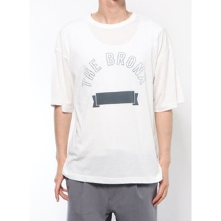 コーエン(coen)のcoenoutlet WプリントカレッジTシャツ ホワイト(Tシャツ/カットソー(半袖/袖なし))
