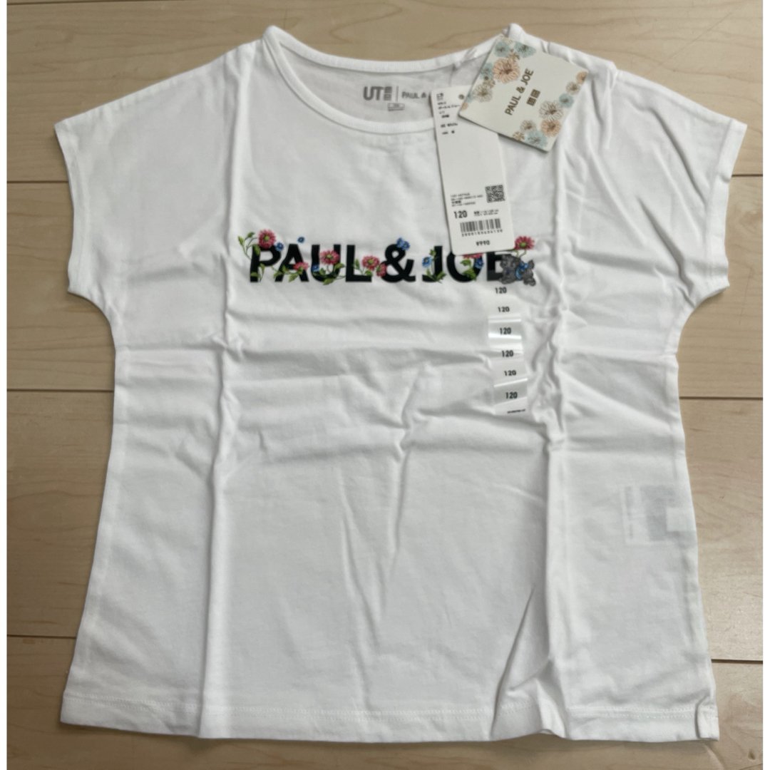UNIQLO(ユニクロ)のポール&ジョー　Tシャツ キッズ/ベビー/マタニティのキッズ服女の子用(90cm~)(Tシャツ/カットソー)の商品写真