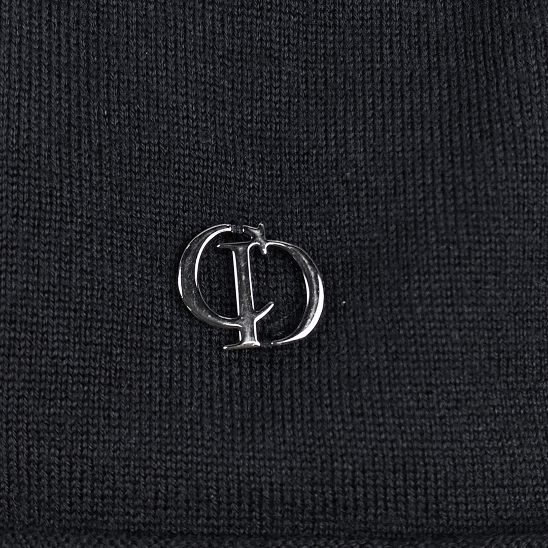 Christian Dior(クリスチャンディオール)のクリスチャンディオール ロゴ ノースリーブ ニット レディース 34 【中古】 レディースのトップス(ニット/セーター)の商品写真