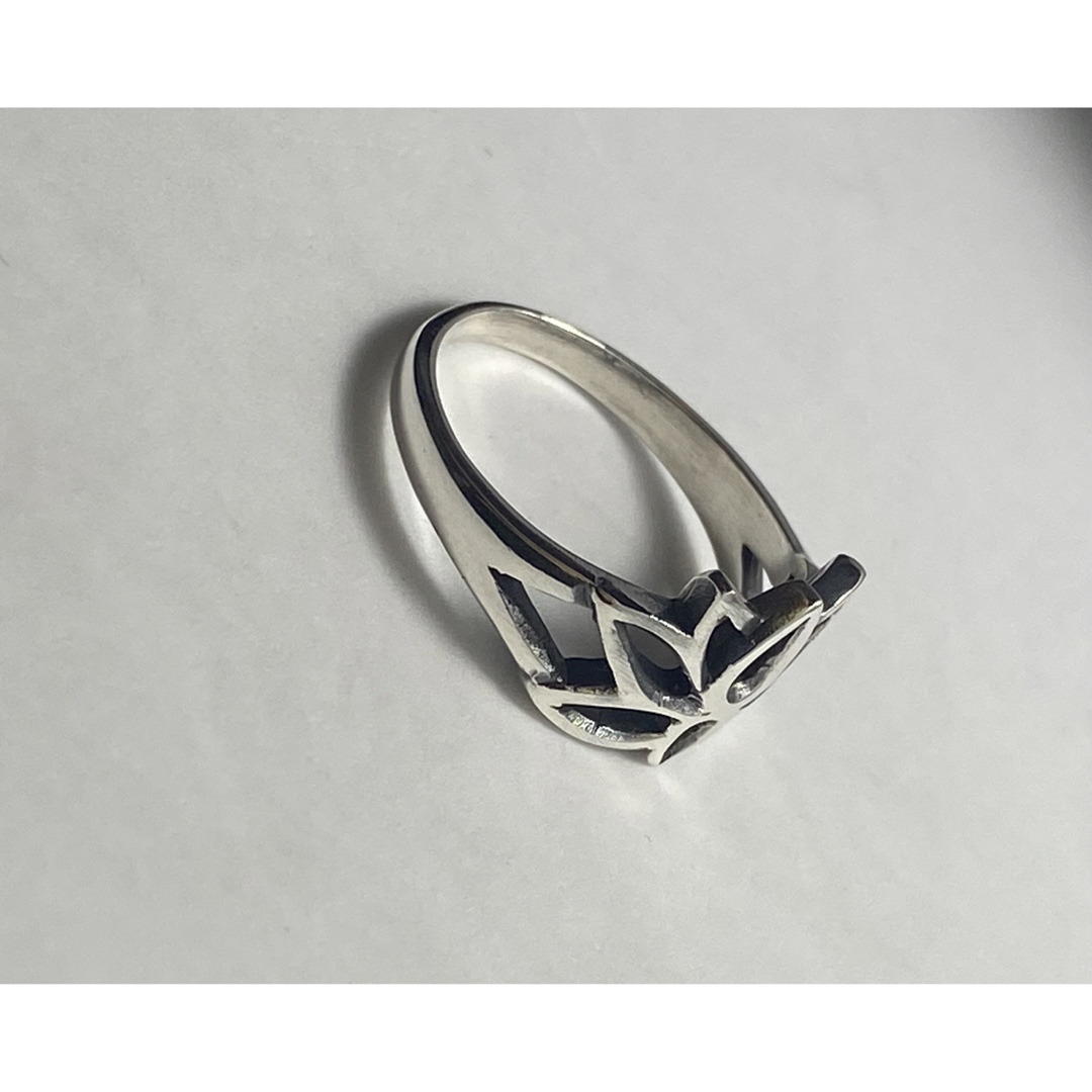 スターリングシルバー SILVER925指輪　運の花ギフトリング　19号　コやm メンズのアクセサリー(リング(指輪))の商品写真