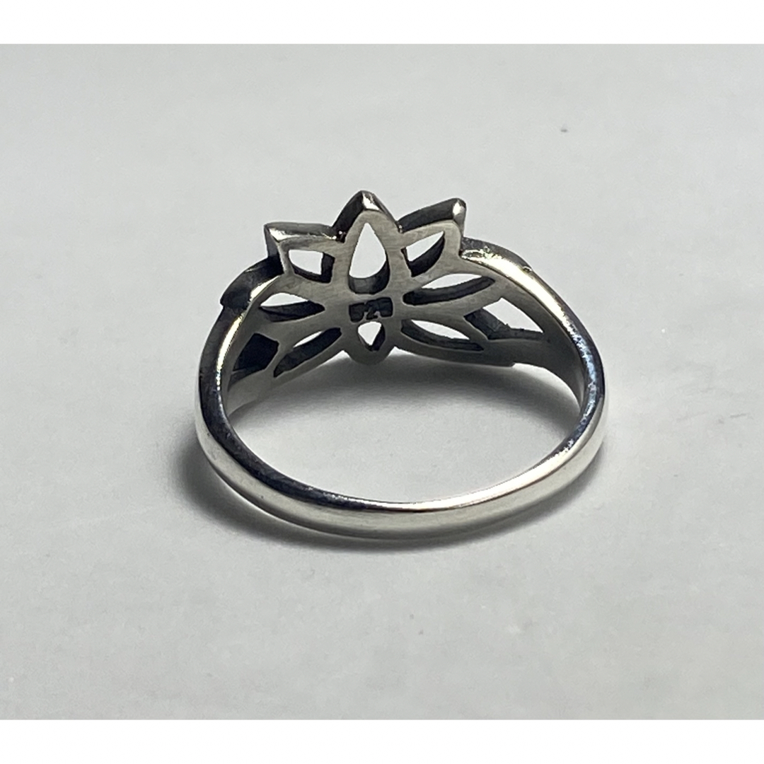スターリングシルバー SILVER925指輪　運の花ギフトリング　19号　コやm メンズのアクセサリー(リング(指輪))の商品写真