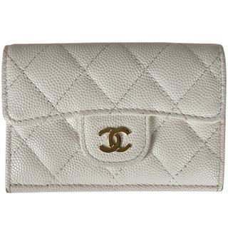 シャネル(CHANEL)のシャネル ココマーク 三つ折り 財布 レディース 【中古】(財布)