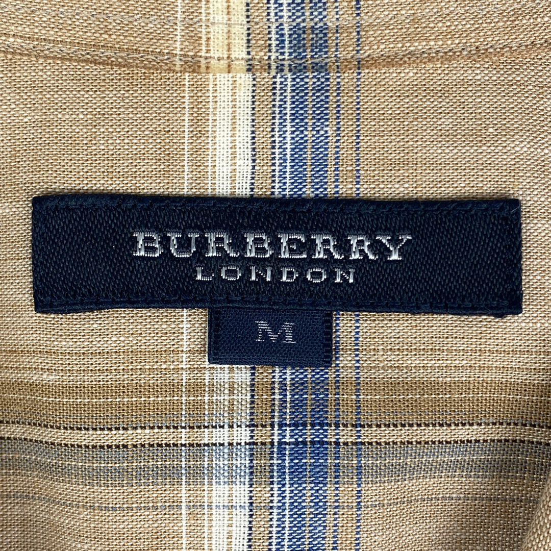 BURBERRY(バーバリー)のバーバリー チェック柄 半袖シャツ メンズ M 【中古】 メンズのトップス(シャツ)の商品写真