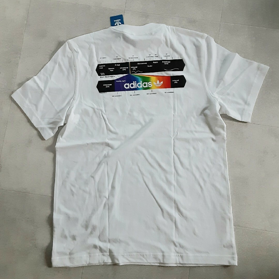 adidas(アディダス)のアディダス Tシャツ トレフォイル 白 新品未使用 L オリジナルス メンズのトップス(Tシャツ/カットソー(半袖/袖なし))の商品写真