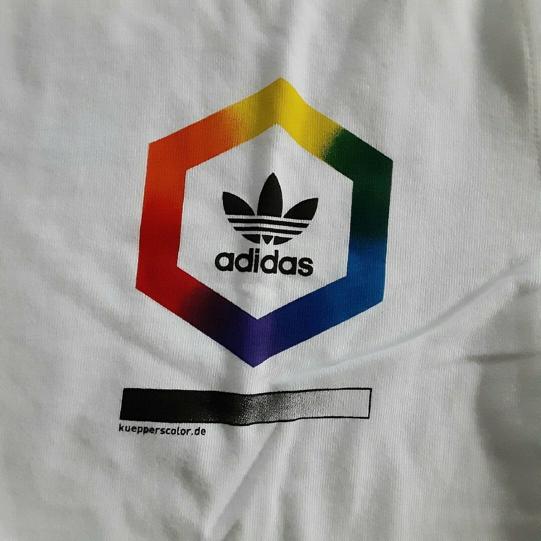 adidas(アディダス)のアディダス Tシャツ トレフォイル 白 新品未使用 L オリジナルス メンズのトップス(Tシャツ/カットソー(半袖/袖なし))の商品写真