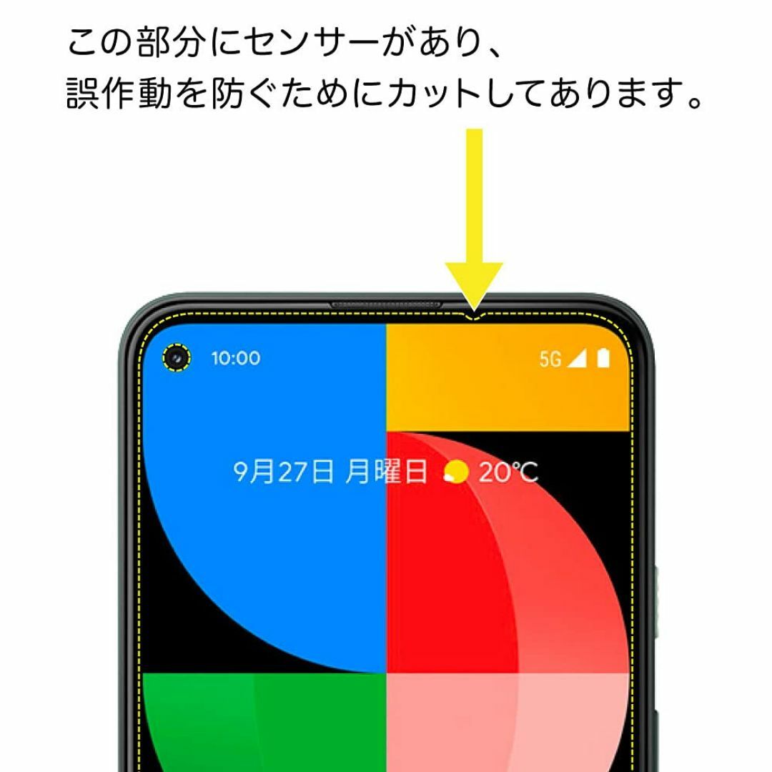 【特価商品】ASDEC Google Pixel5a 5G フィルム カメラフィ スマホ/家電/カメラのスマホアクセサリー(その他)の商品写真