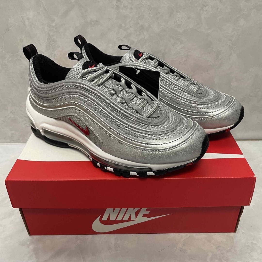 NIKE(ナイキ)の【新品】Nike GS AirMax 97 Silver Bullet 23.0 レディースの靴/シューズ(スニーカー)の商品写真