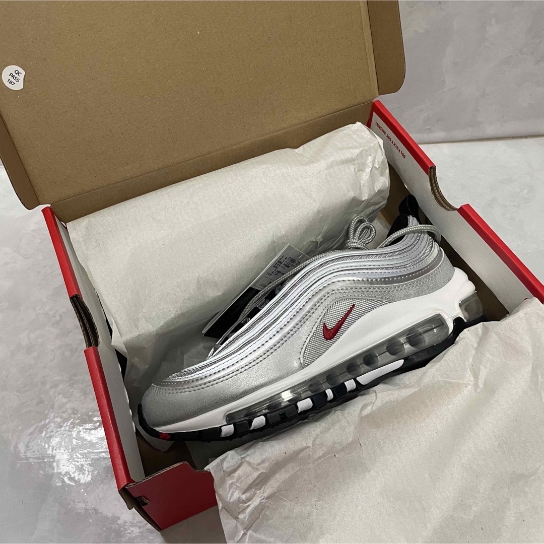 NIKE(ナイキ)の【新品】Nike GS AirMax 97 Silver Bullet 23.0 レディースの靴/シューズ(スニーカー)の商品写真