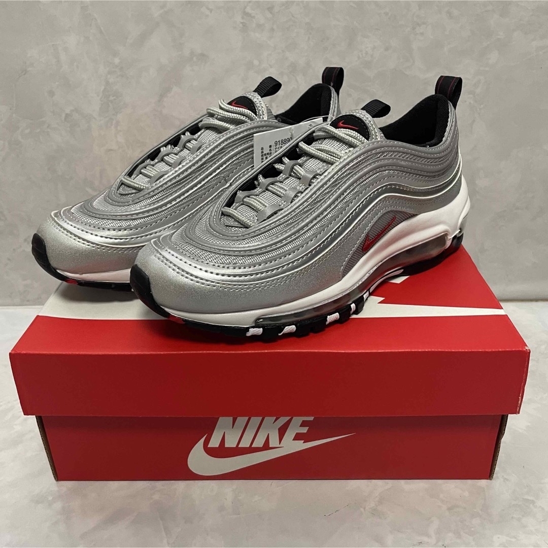 NIKE(ナイキ)の【新品】Nike GS AirMax 97 Silver Bullet 23.0 レディースの靴/シューズ(スニーカー)の商品写真