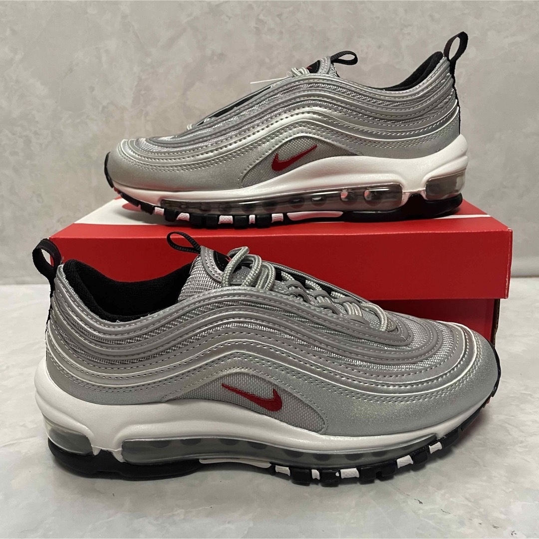 NIKE(ナイキ)の【新品】Nike GS AirMax 97 Silver Bullet 23.0 レディースの靴/シューズ(スニーカー)の商品写真