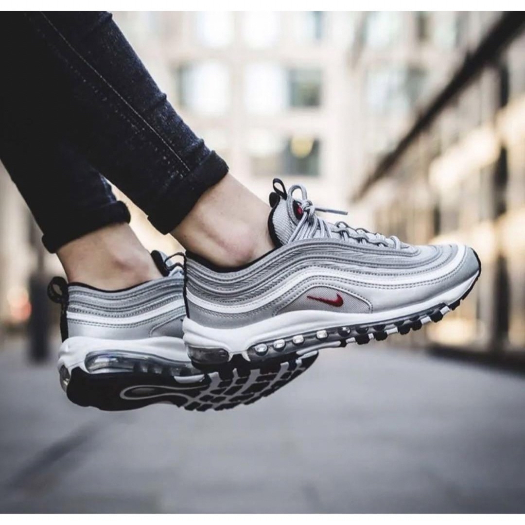 NIKE(ナイキ)の【新品】Nike GS AirMax 97 Silver Bullet 23.0 レディースの靴/シューズ(スニーカー)の商品写真