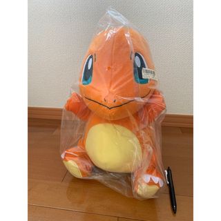 ポケモン(ポケモン)の【新品】ヒトカゲ　めちゃでかぬいぐるみ(ぬいぐるみ)