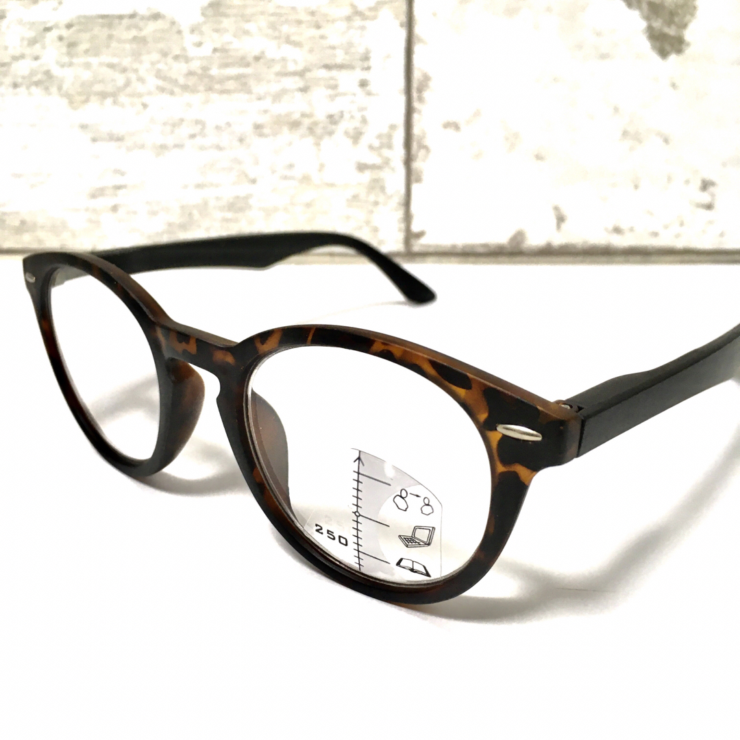 老眼鏡 遠近両用 ボストン 2.0  メンズのファッション小物(サングラス/メガネ)の商品写真