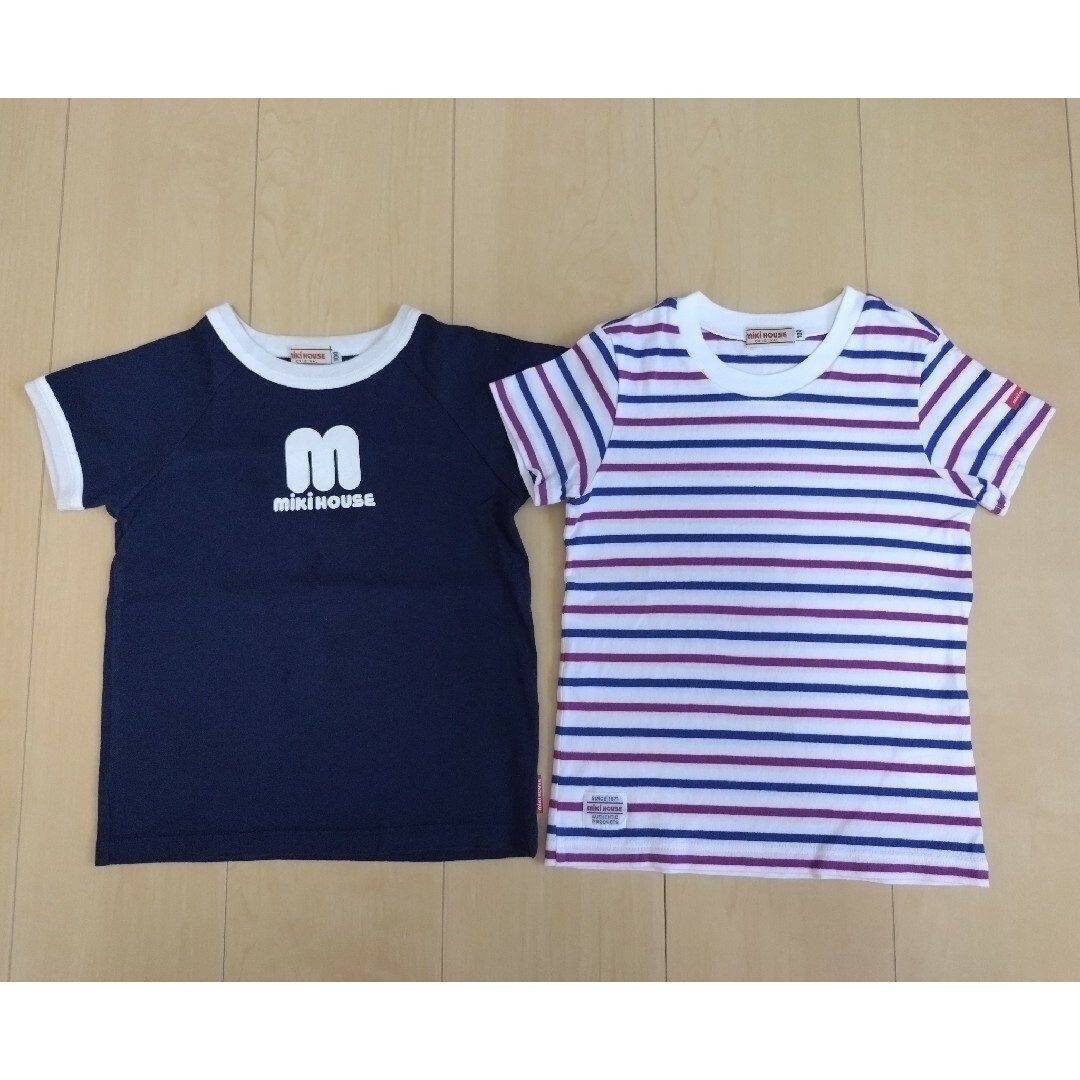 mikihouse(ミキハウス)の【古着】 100 ミキハウス mikihouse Tシャツ ① キッズ/ベビー/マタニティのキッズ服男の子用(90cm~)(Tシャツ/カットソー)の商品写真