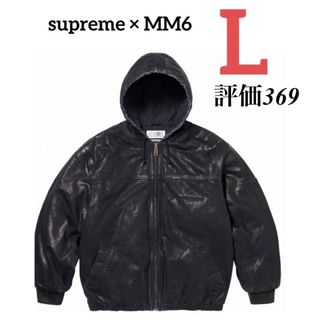 Supreme - Supreme MM6 Foil Hooded Work Jacket L 黒