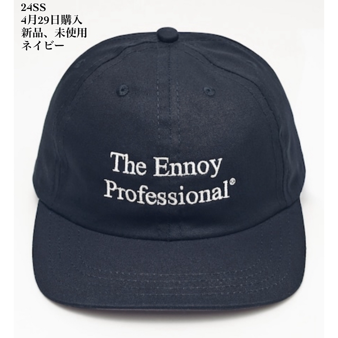 1LDK SELECT(ワンエルディーケーセレクト)の【新品】エンノイEnnoy COTTON CAP キャップ　ネイビー メンズの帽子(キャップ)の商品写真