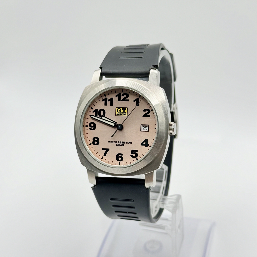 G.T. HAWKINS(ジーティーホーキンス)のG.T.HAWKINS G.T.ホーキンス 腕時計 クォーツ デイトSS ラバー メンズの時計(腕時計(アナログ))の商品写真