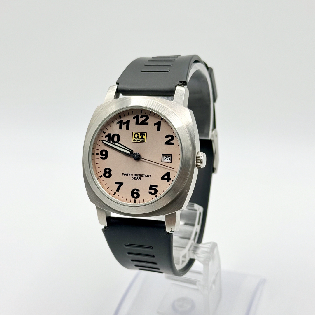 G.T. HAWKINS(ジーティーホーキンス)のG.T.HAWKINS G.T.ホーキンス 腕時計 クォーツ デイトSS ラバー メンズの時計(腕時計(アナログ))の商品写真