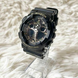 ジーショック(G-SHOCK)のカシオ ジーショック G-SHOCK WR208AR 迷彩柄 腕時計 ブラック(腕時計(デジタル))