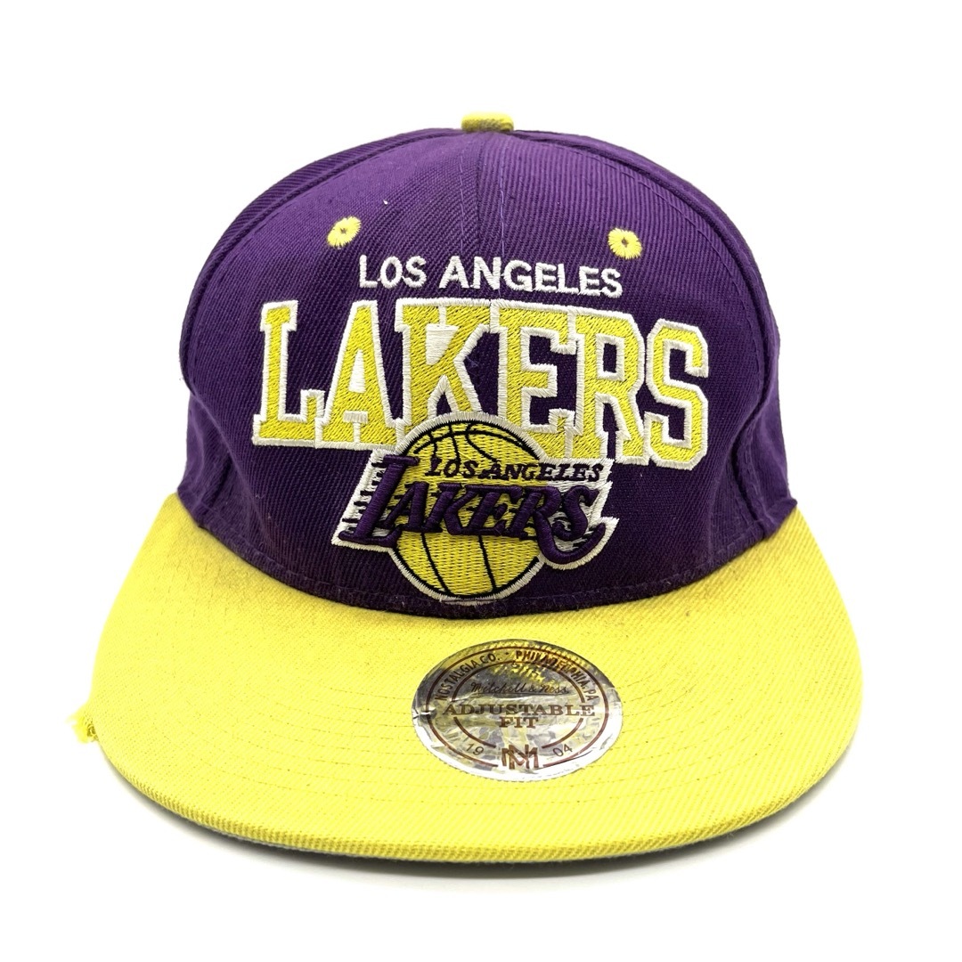 MITCHELL & NESS(ミッチェルアンドネス)のMitchell&Ness NBA ロサンゼルス・レイカーズ 2トーンキャップ メンズの帽子(キャップ)の商品写真