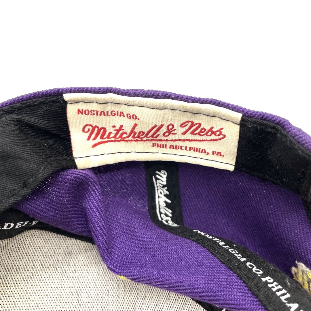 MITCHELL & NESS(ミッチェルアンドネス)のMitchell&Ness NBA ロサンゼルス・レイカーズ 2トーンキャップ メンズの帽子(キャップ)の商品写真