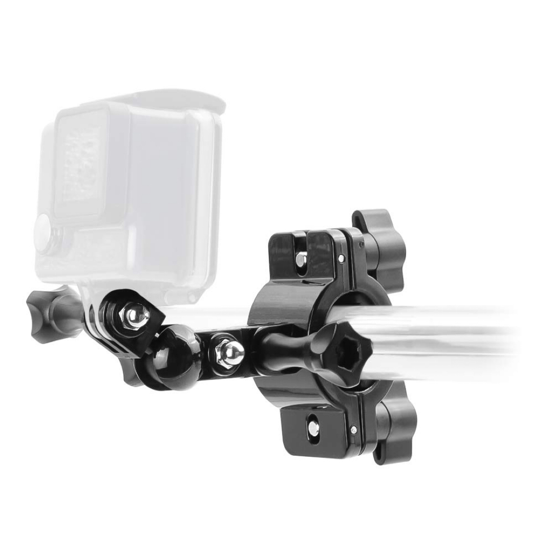 アクションカメラホルダー 自転車ハンドルバー取り付けるクランプマウント スマホ/家電/カメラのスマホアクセサリー(その他)の商品写真